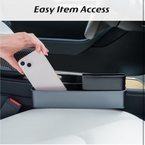2 Pack Universal Fit Car 🚗  Front Seat 💺 Gap Organizers and Storage - Picture 7 of 9